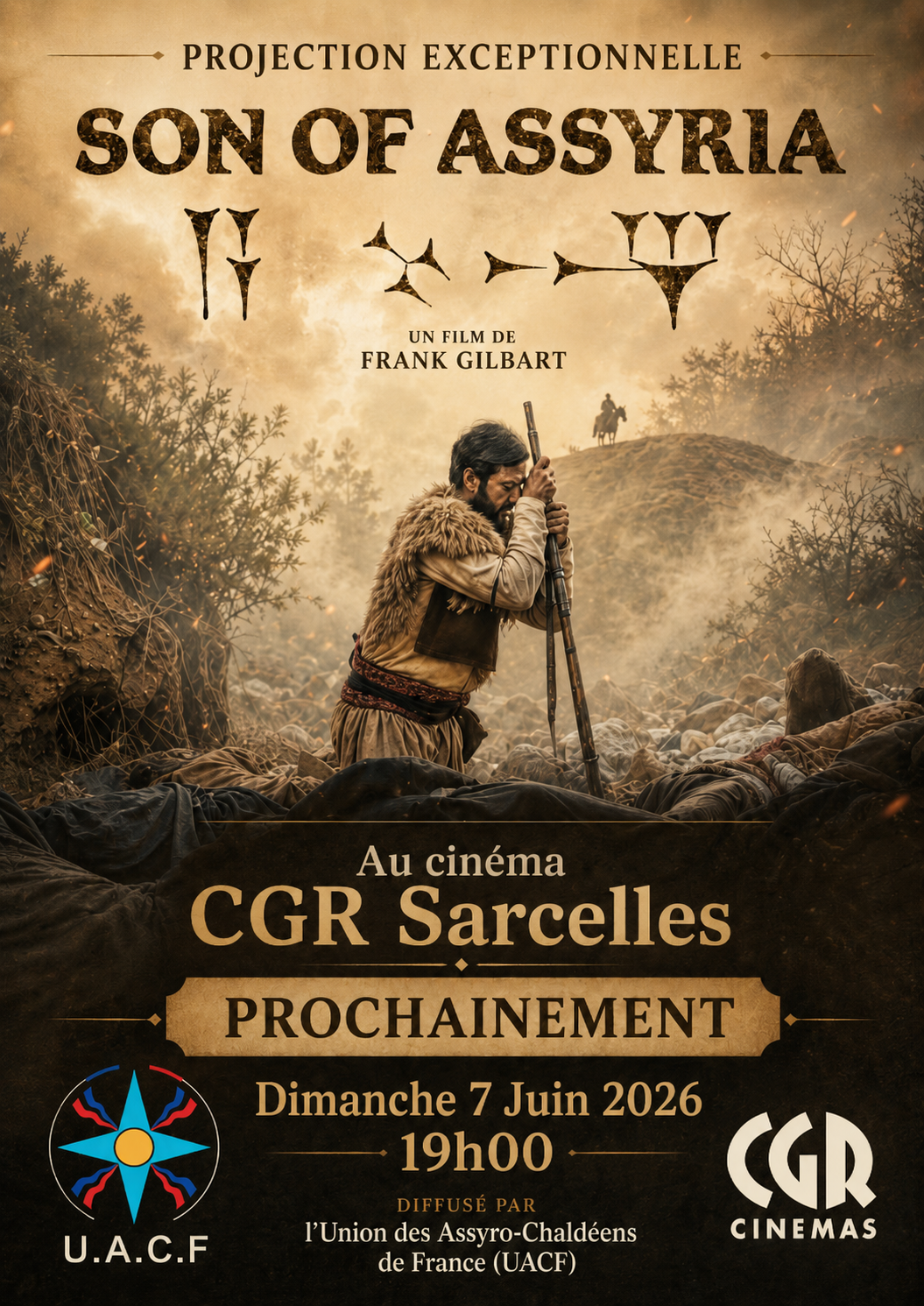 Diffusion du film “Son of Assyria” - Cinéma CGR de Sarcelles